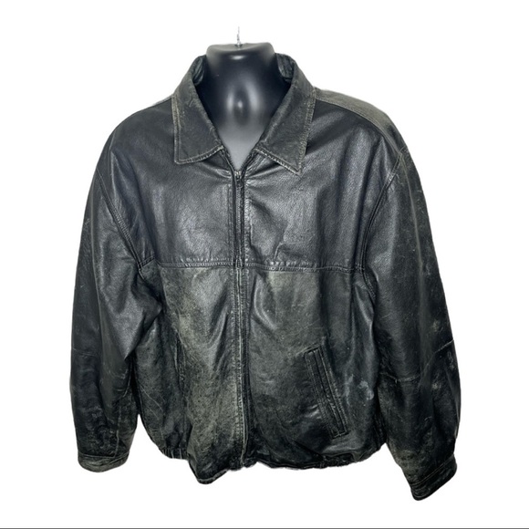 Outbrook Genuine Leather Jacket Sz 2X - Picture 1 of 7